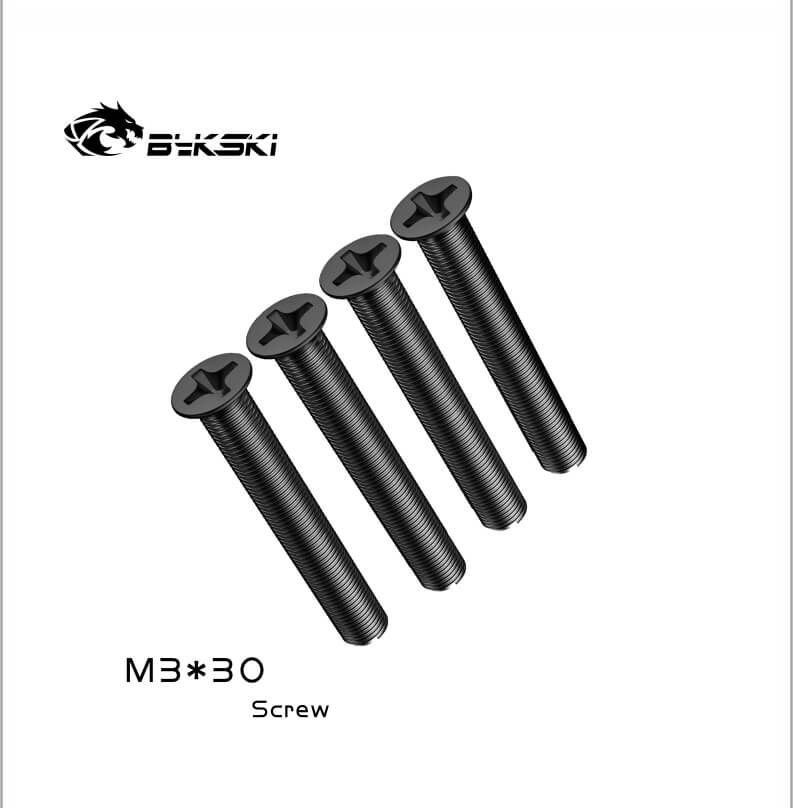 Bykski radiator screw kit (M3x6 + M3x30) 12 pieces each